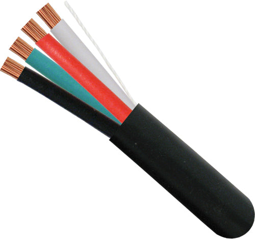 Vertical Cable High Strand Audio Cable, UV Rated Outer Jacket, 12AWG, 4 Conductor, Stranded (65 Strand), PVC Jacket, 500ft Spool Online
