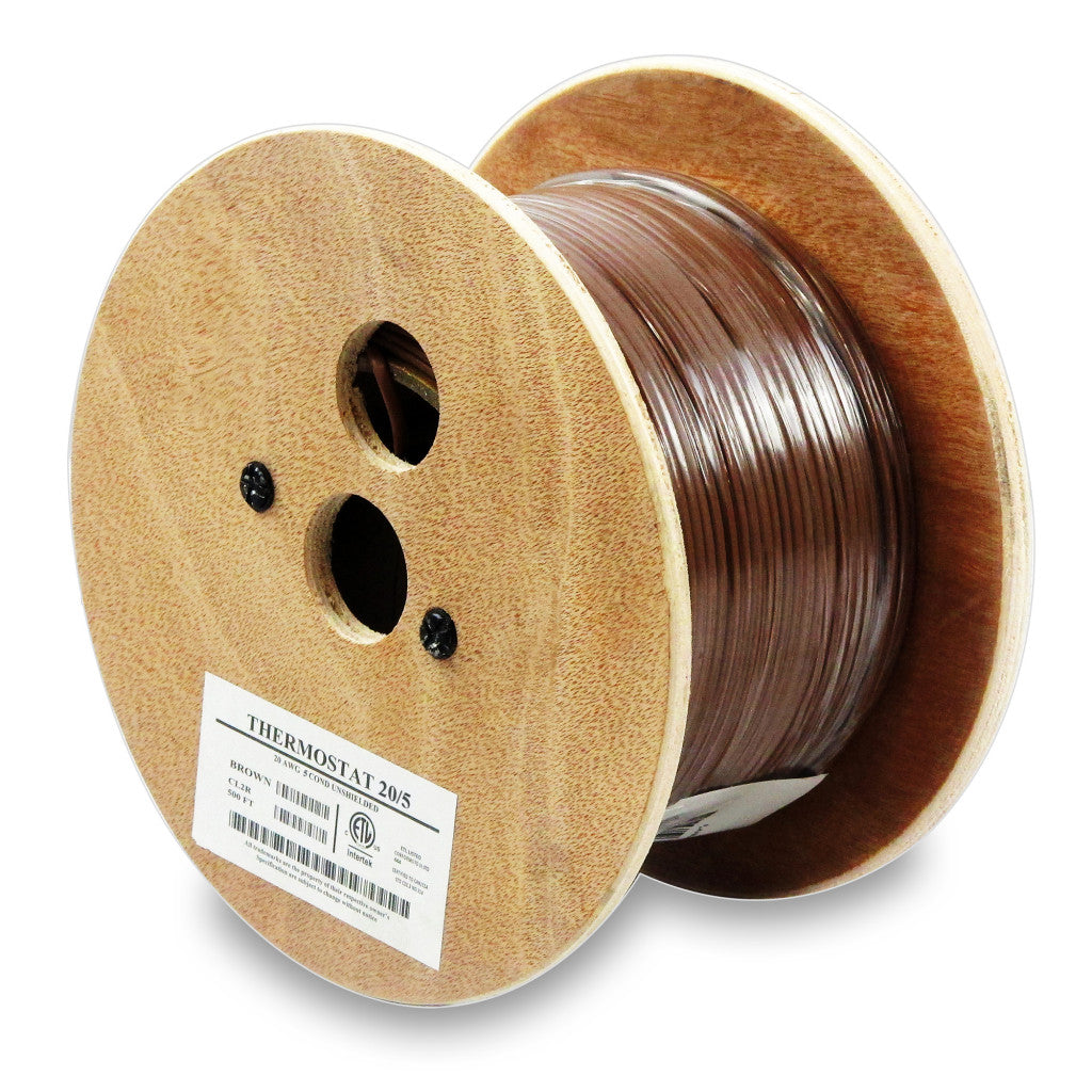 Wavenet 20/5 Thermostat Brown 500′ Reel, UL Discount