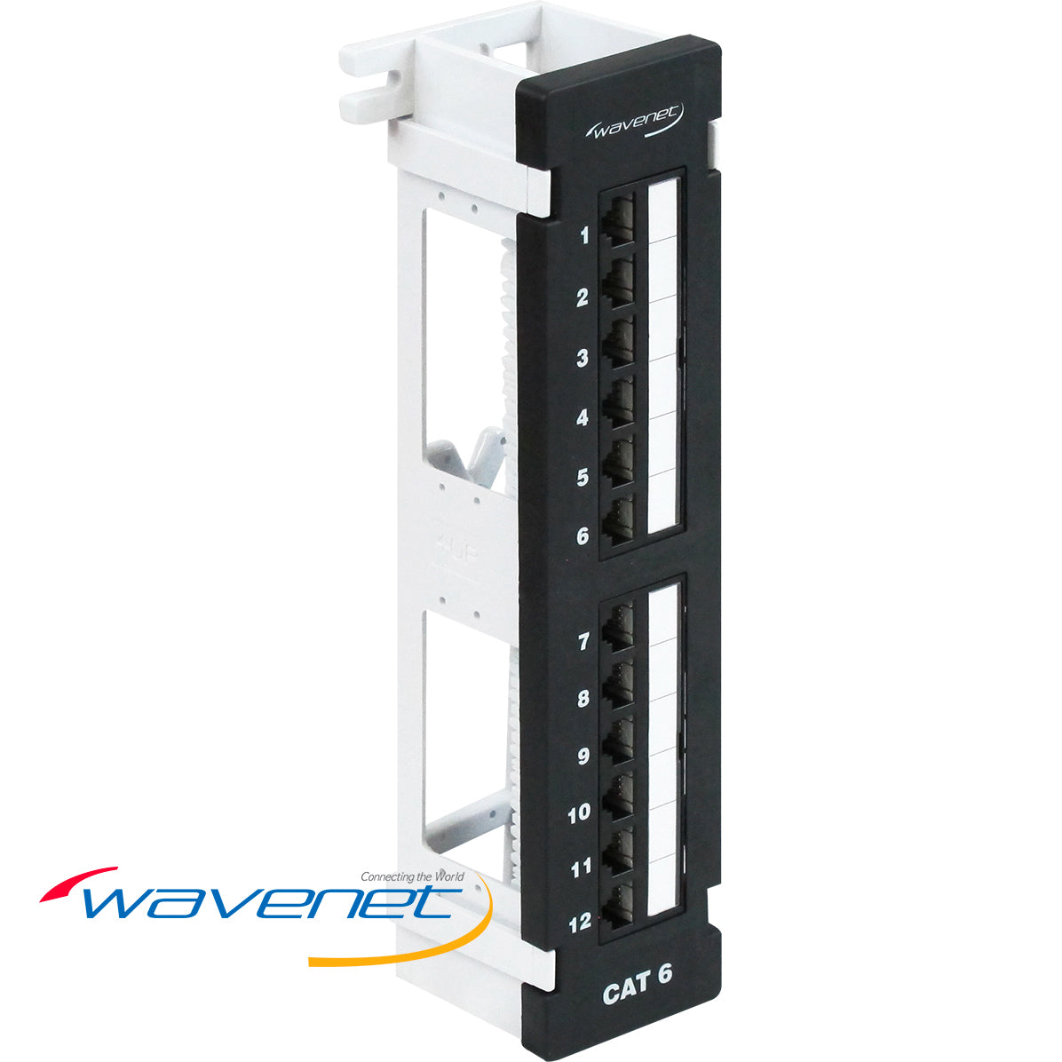 Wavenet Cat6, 110-Type, Mini Patch Panel, 12-Port, Wall Mount, T568A/B Discount