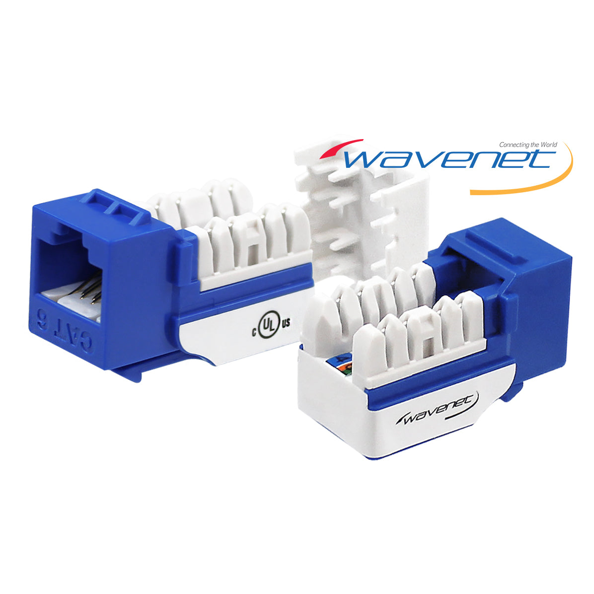 Wavenet Cat6, SDJ-Series, UTP, 110-Type, 8P8C, RJ-45, Keystone Jack, T568A/B Online now