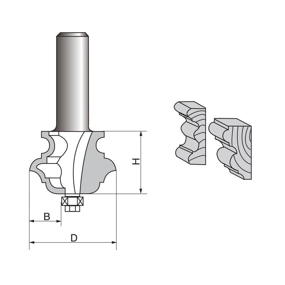 Multi-Profile molding Router bit Supply