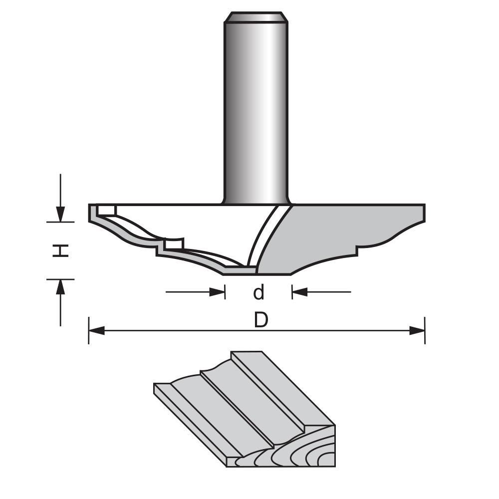 Raised Panel Router Bit-1923 Online Sale