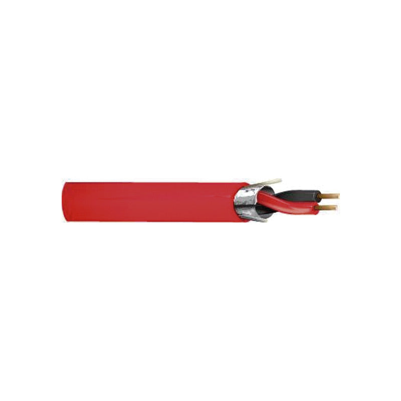 West Penn 1P 16G SLD SHLD FIRE PVC Bulk Fire Alarm Cable, Reel-In-Box on Sale