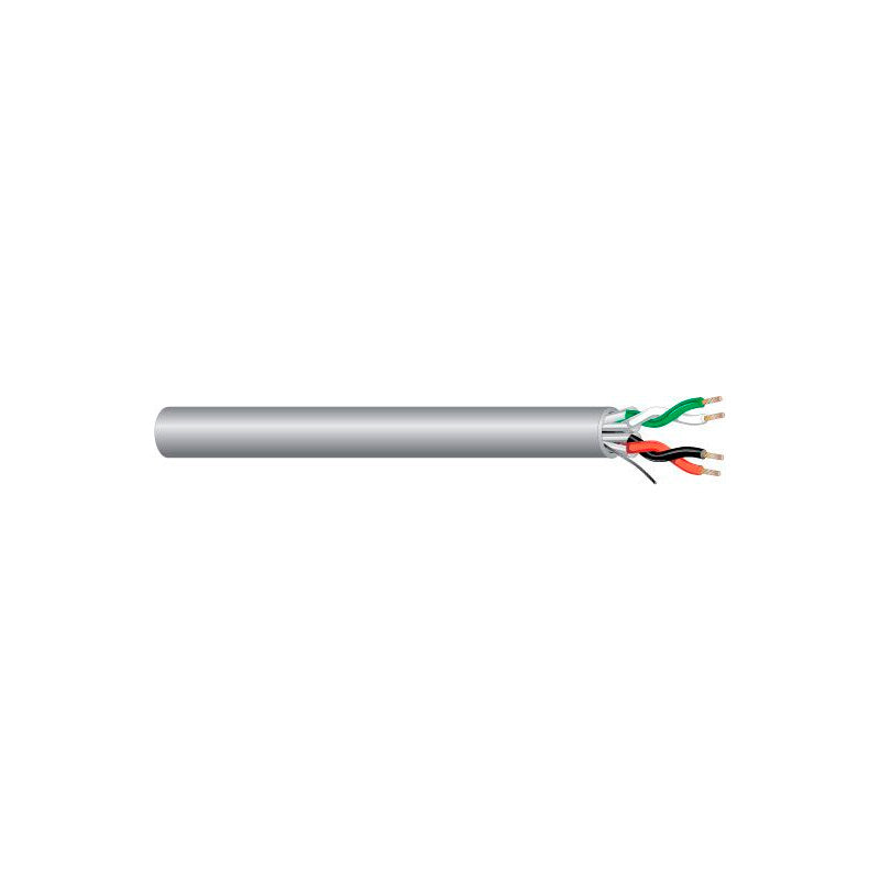 West Penn 2P 22G STRD IND SHLD PLEN Bulk Speaker Wire, Reel-In-Box Online Sale