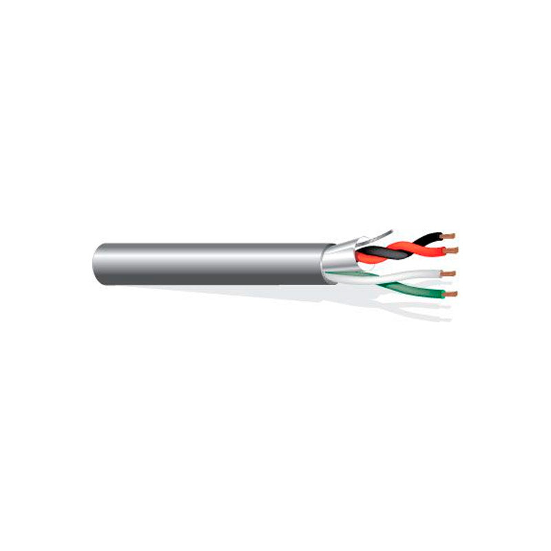 West Penn 4C 22G STR (2S/2UN)PLENII Bulk Speaker Wire, Reel-In-Box Supply