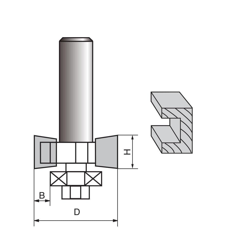 Sloting & Rabbeting Router Bit-Strength Discount