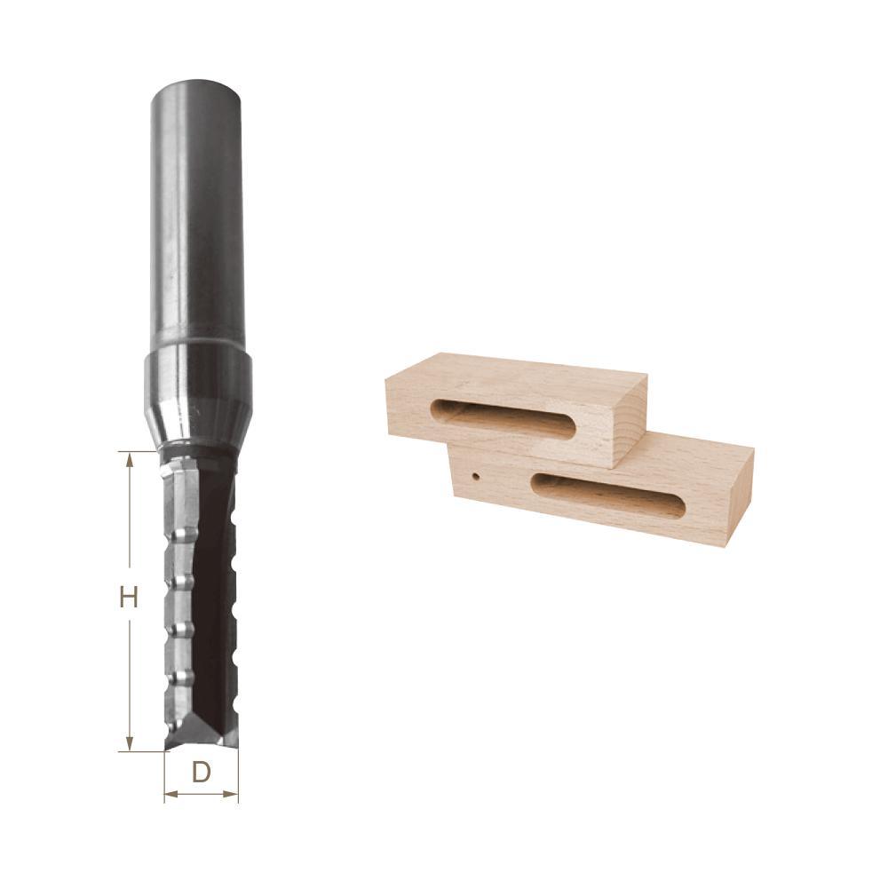 Slot Mortising Straight Router bit with Chip-Breaker Online Sale