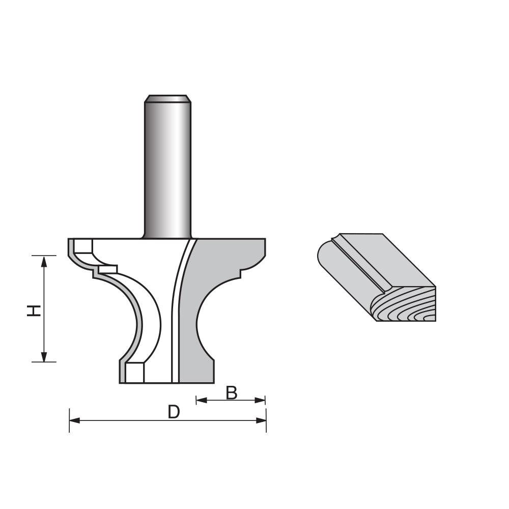 Table Edge Beading Router Bit with Fillet-2012 Online Sale