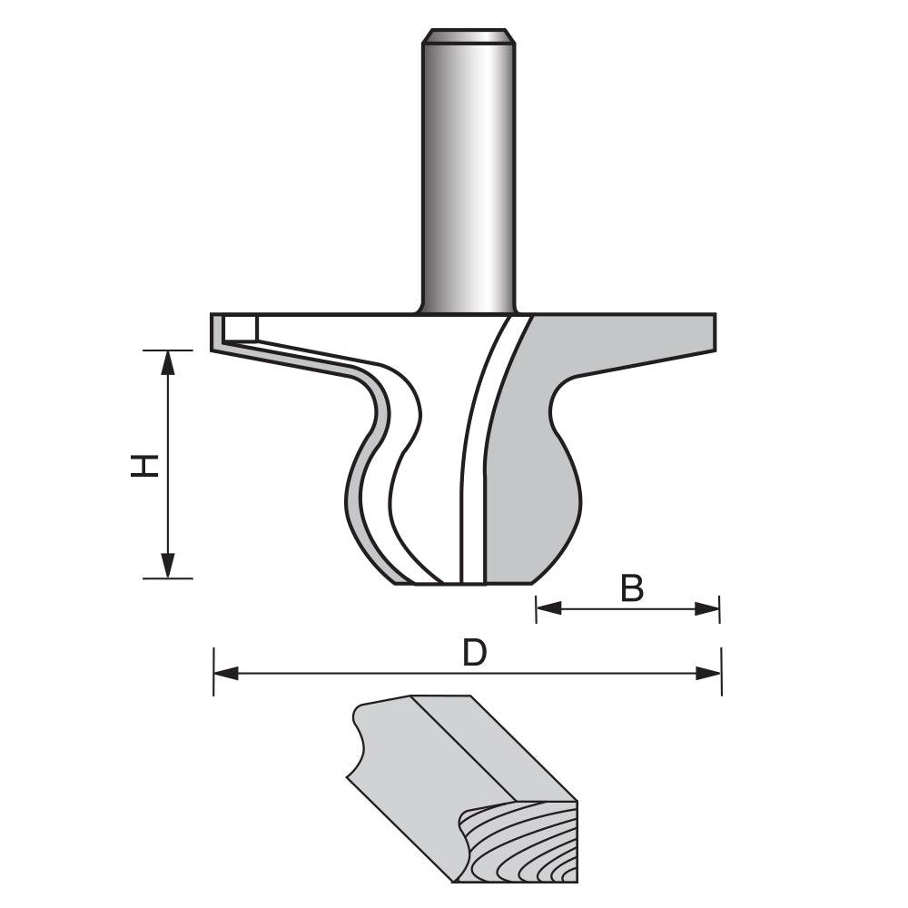 Table Edge Ball End Router Bit Online Hot Sale