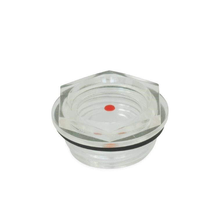 JW WINCO TLT-G1/4 OIL LEVEL SIGHT GLASS PLASTIC NBR SEAL-W/MARKING Sale