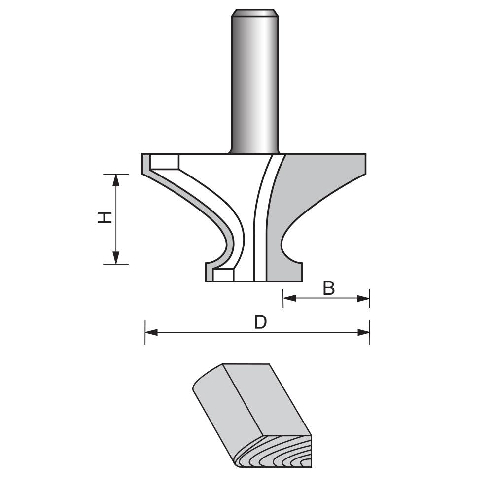Table Edge Beading Router bit Discount