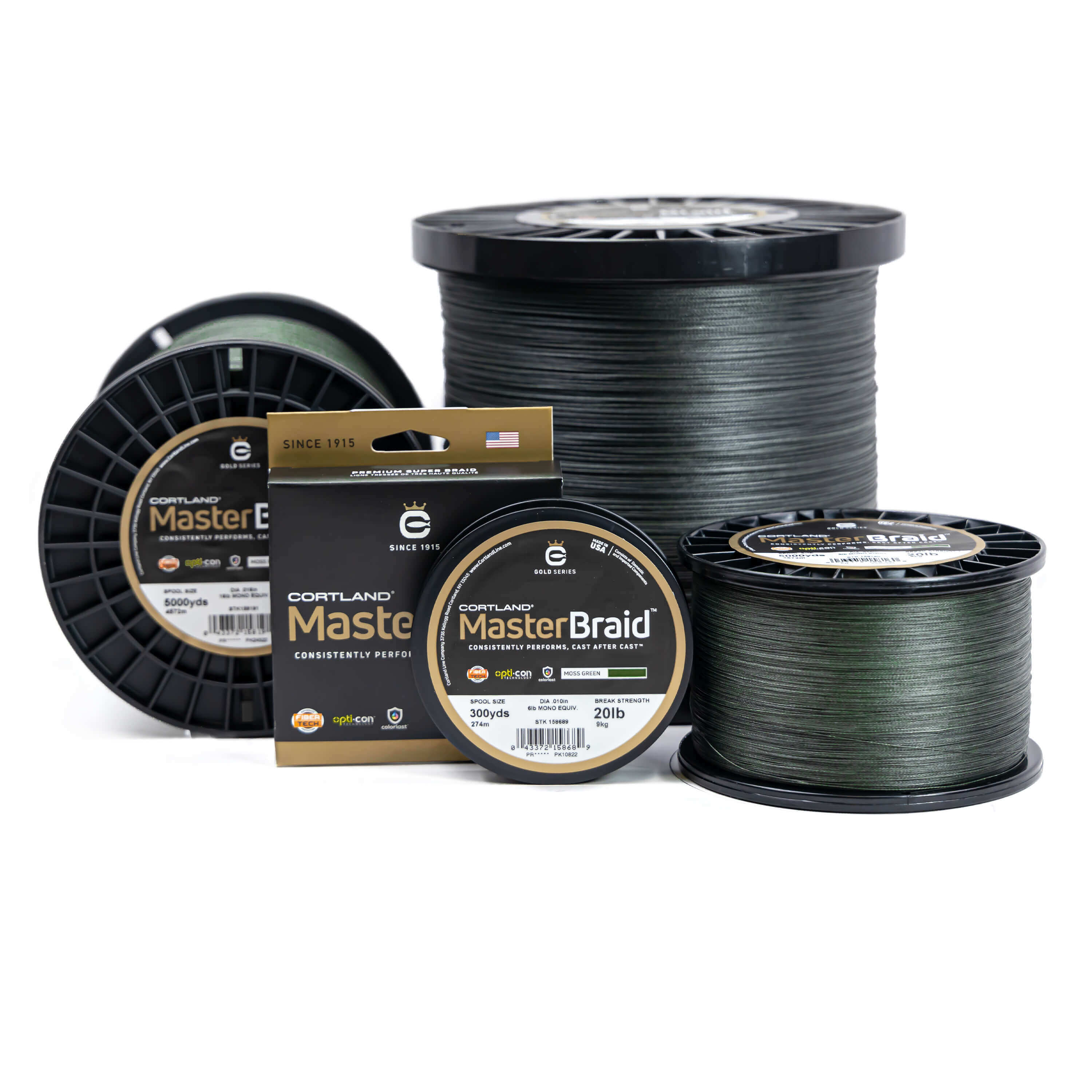 Cortland Master Braid – Moss Green Sale