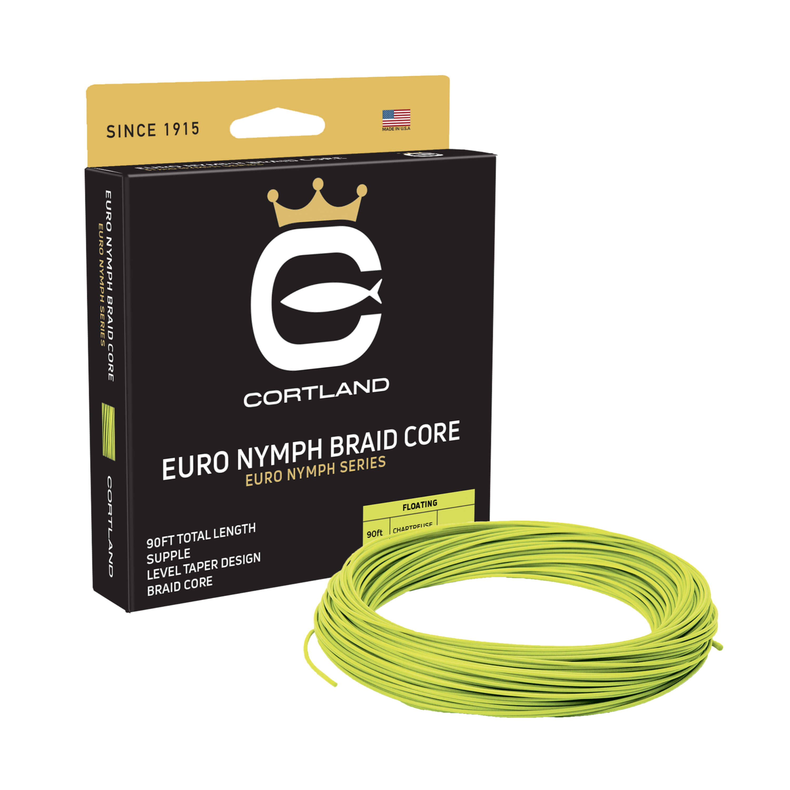 Cortland Hi-Vis Euro Nymph Braid Core Hot on Sale