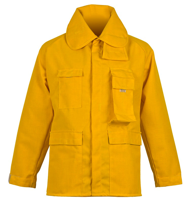 CrewBoss Brush Coat- 7.5 oz Nomex Yellow Supply