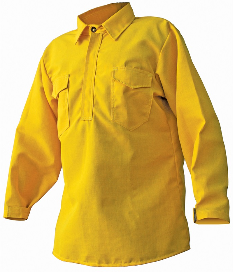 CrewBoss Hickory Brush Shirt — 5.8 oz Tecasafe Yellow Online