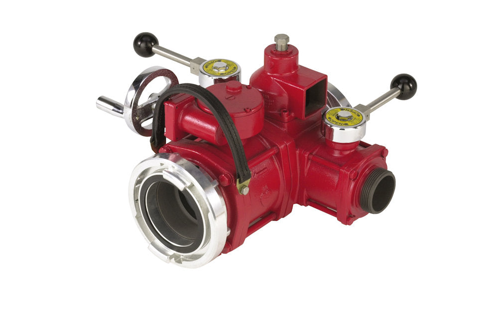 Elkhart 9743 Elk-O-Lite Water Thief with Ball Valves –   Storz x (2) 2.5 MNH x  Storz Online now