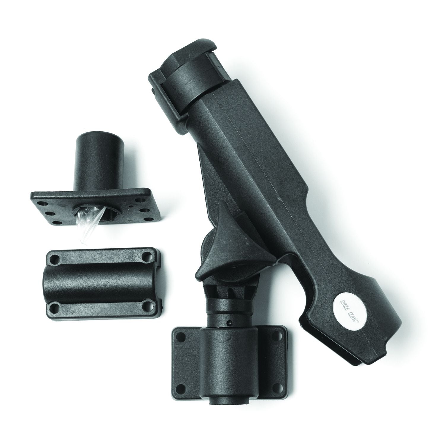 Eagle Claw ABRH3PC Rod Holder Boat Mounted w/3 Adaptors Black Fashion
