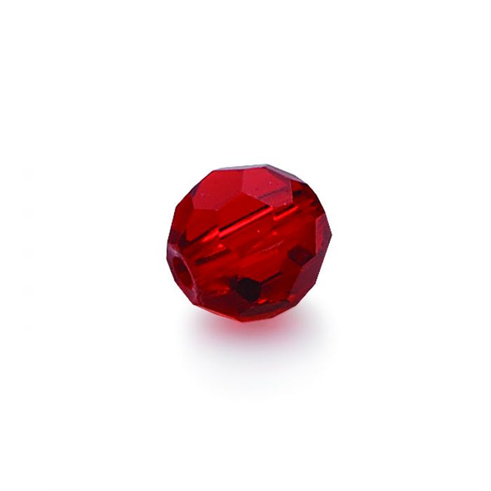 Eagle Claw 10mm Lazer Red Faceted Glass Beads Online