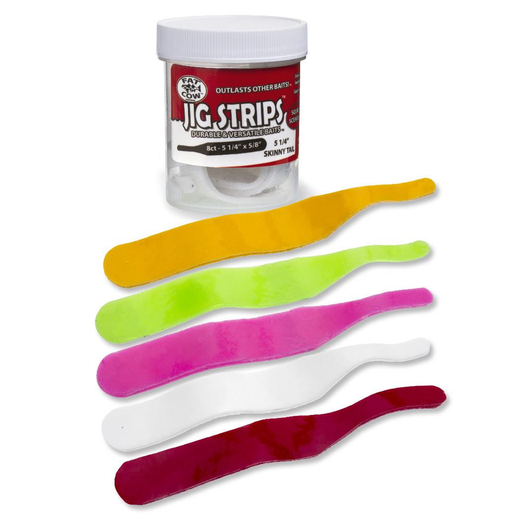 Fat Cow Jig Strips Skinny Tail –  5 1/4″ x 5/8″ Fashion
