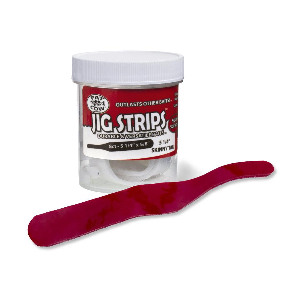 Fat Cow Jig Strips Skinny Tail –  5 1/4″ x 5/8″ Fashion