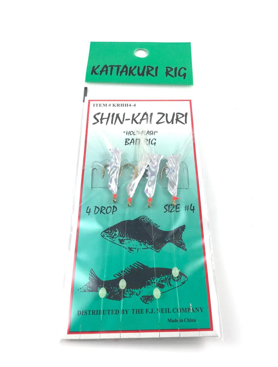 F.J. Neil KRHH4-4 Sabiki Bait Rig W/ Holo Flash Online
