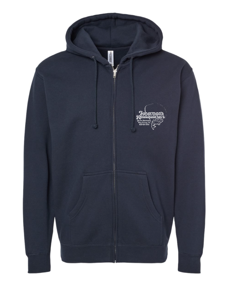 Fish Heads One Last Cast Full Zip Hoodies on Sale