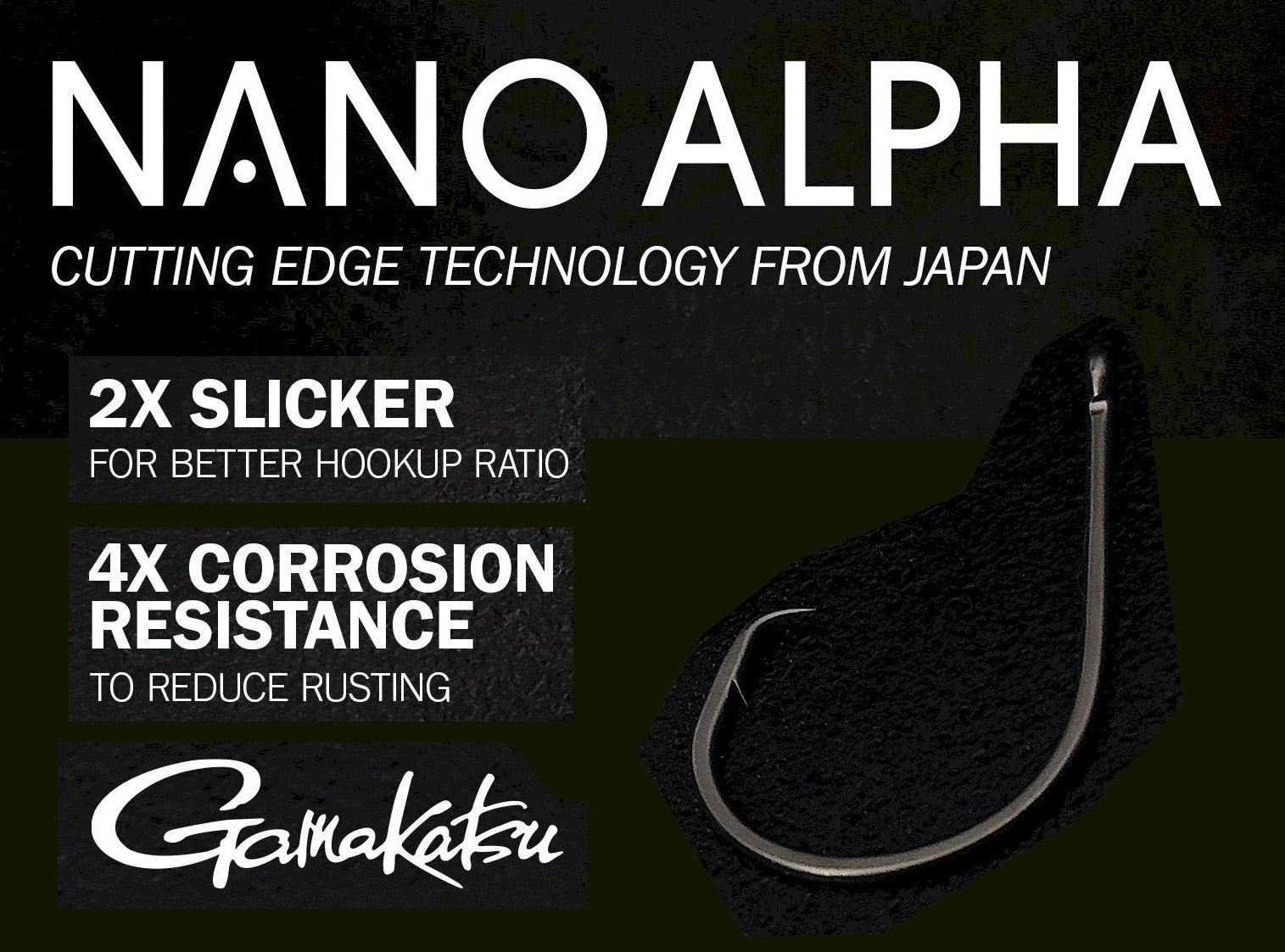 Gamakatsu Octopus Circle 4X Strong Straight Eye Inline Nano Alpha Hot on Sale