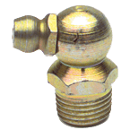 Kingfisher LM63211911 Grease Fittings – 1/4"-28 – 90° Hydraulic Style – Pack of 10 Supply