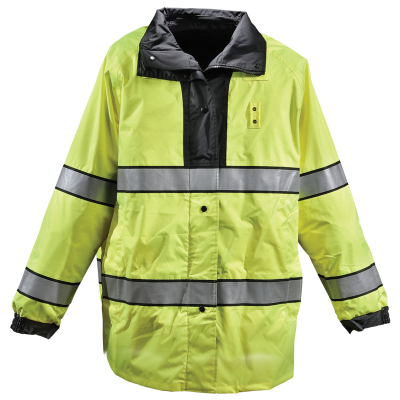 Gerber Typhoon Rain Jacket – Black/Lime Yellow Hot on Sale