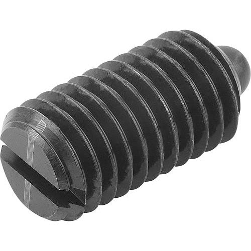 KIPP K0313.110 SPRING PLUNGER LIGHT SPRING FORCE D=M10, L=19, STEEL, COMP:PIN STEEL Discount