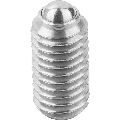 KIPP K0310.2A4 SPRING PLUNGER INTENSIFIED SPRING FORCE D=3/8-16 L=19, STAINLESS STEEL, COMP:BALL STAINLESS STEEL Fashion