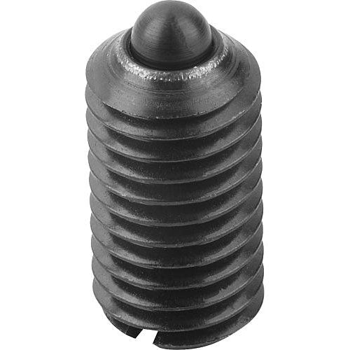 KIPP K0313.208 SPRING PLUNGER INTENSIFIED SPRING FORCE D=M08, L=16, STEEL, COMP:PIN STEEL, PU=25 Discount