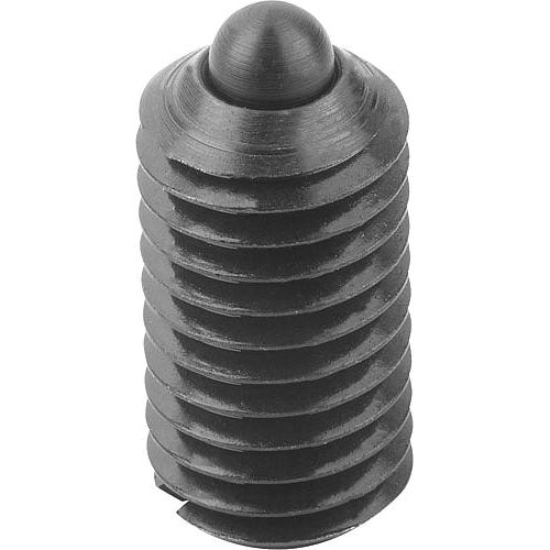 KIPP K0313.108 SPRING PLUNGER LIGHT SPRING FORCE D=M08, L=16, STEEL, COMP:PIN STEEL Fashion