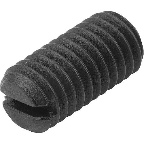 KIPP K0311.08 SPRING PLUNGER SPRING FORCE D=M08 L=16, PLASTIC, COMP:BALL POM on Sale