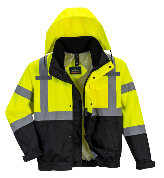 Hi-Vis Premium 3-in-1 Bomber Yellow/Black Online