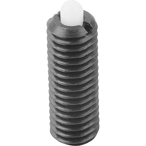 KIPP K0318.1AG SPRING PLUNGER LIGHT SPRING FORCE D=8-36 L=15, STEEL, COMP:PIN POM, PU=25 Online now