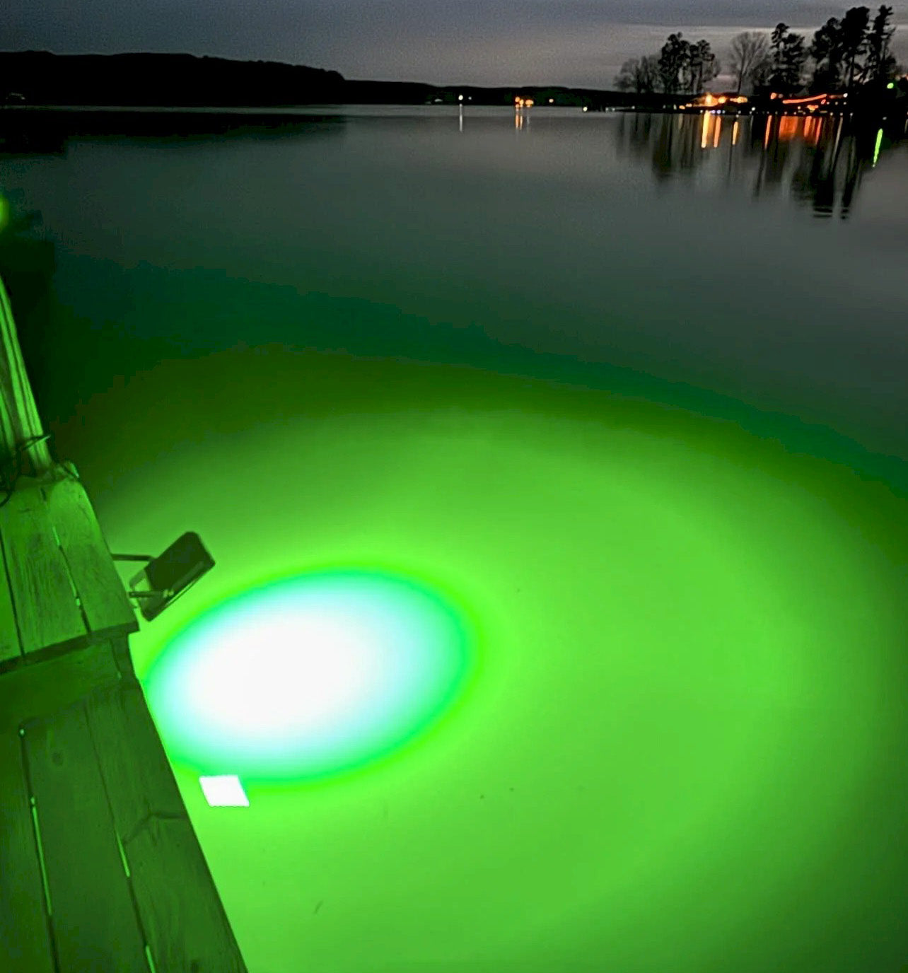 Hydro Glow Dock Mounted Green Flood Light Online Hot Sale