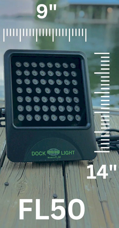 Hydro Glow Dock Mounted Green Flood Light Online Hot Sale