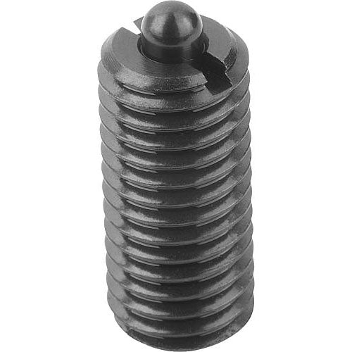 KIPP K0317.1AG SPRING PLUNGER LIGHT SPRING FORCE D=8-36 L=15, STEEL, COMP:PIN STEEL, PU=25 Online Hot Sale