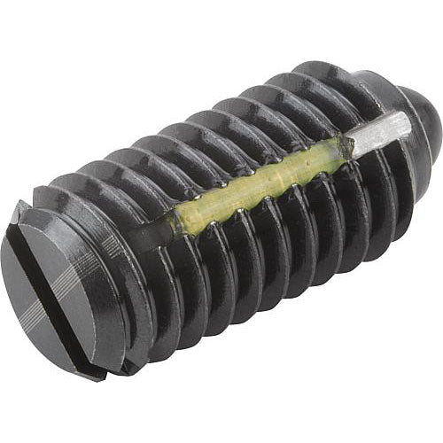 KIPP K0323.1A5 SPRING PLUNGER LIGHT SPRING FORCE, WITH THREAD LOCK D=1/2-13 L=22, STEEL, COMP:PIN STEEL, PU=5 Online now
