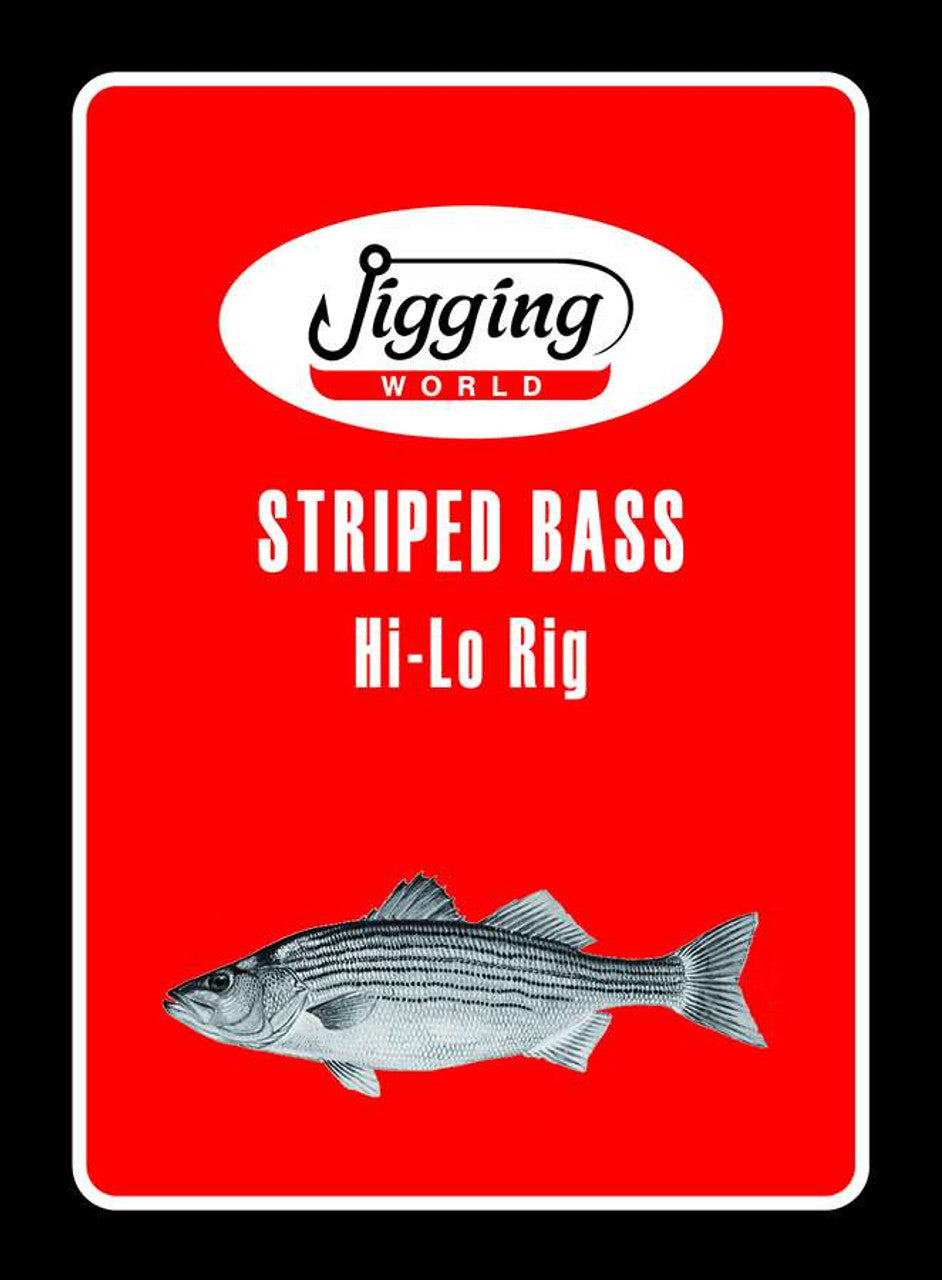 Jigging World SBRHL Striped Bass Hi-Lo Rig Online Sale