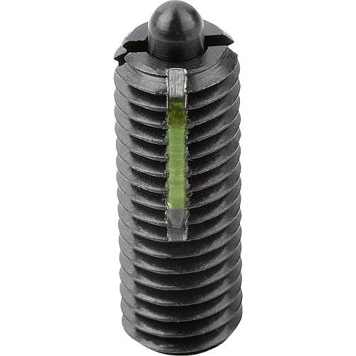KIPP K0327.205 SPRING PLUNGER INTENSIFIED SPRING FORCE, WITH THREAD LOCK D=M05 L=18, STEEL, COMP:PIN STEEL Sale