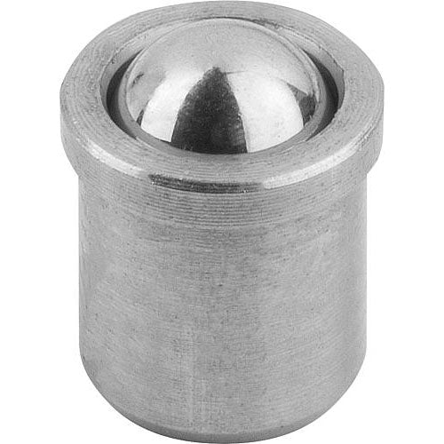 KIPP K0333.10 SPRING PLUNGER SPRING FORCE, SMOOTH VERSION, D=10 L=13,5, STAINLESS STEEL, COMP:STAINLESS STEEL Sale
