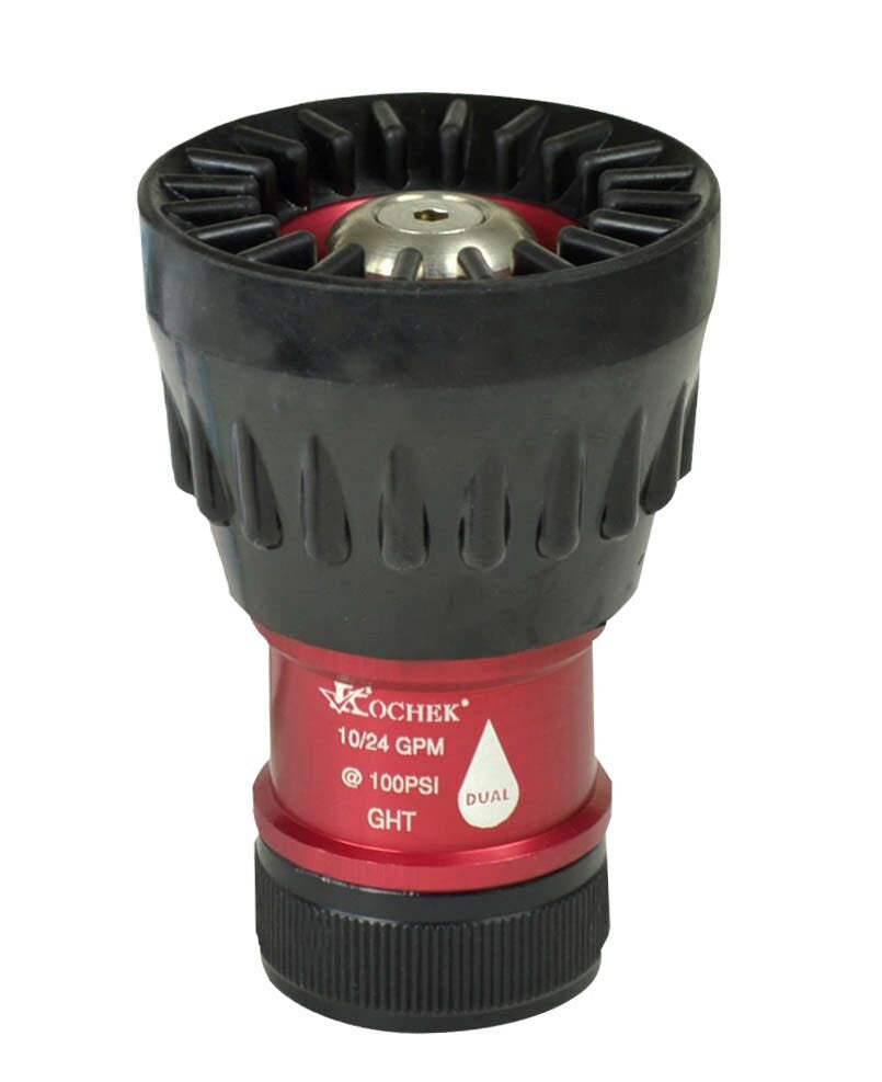 NZ016 Dual Flow  Nozzle With Bumper, 10/24 GPM, GHT (Garden Hose Thread) on Sale