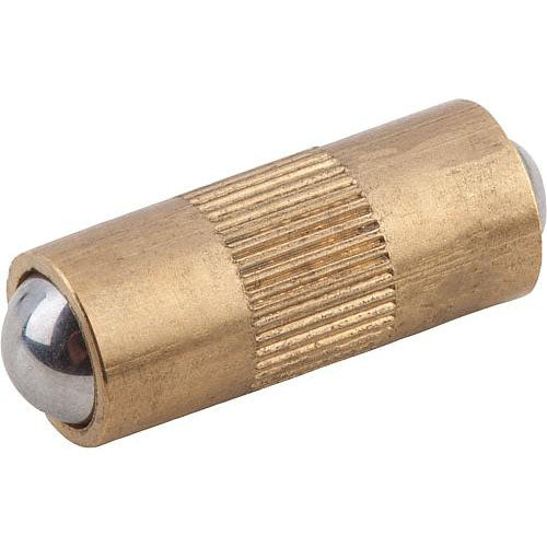 KIPP K0337.10 SPRING PLUNGER SPRING FORCE, SMOOTH VERSION, DOUBLE SIDED, D=10 L=24, BRASS, COMP:BALL STAINLESS STEEL, PU=25 Sale