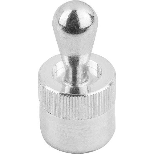 KIPP K0368.21056 LATERAL SPRING PLUNGER, SPRING FORCE WITHOUT SEAL D=10, D2=10, L1=6,7, ALUMINIUM, COMP:STEEL Fashion