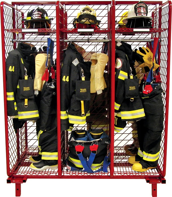 Red Rack Freestanding Double Sided Gear Storage- 24″ Compartments Fashion