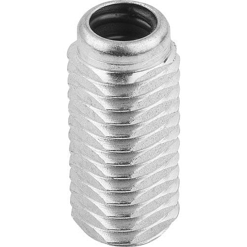 KIPP K0372.1150X20 LATERAL SPRING PLUNGER SPRING FORCE, WITH THREADED SLEEVE WITHOUT THRUST PIN, D=M12 L=19, FORM:A, STEEL, Hot on Sale