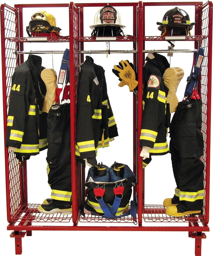 Red Rack Freestanding Single Sided Gear Storage- 20″ Compartments Supply