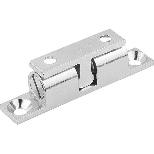 KIPP K0583.70 DOUBLE BALL CATCH, L=68,4, B=13, H=15, A=58, BRASS CHROMED, COMP:BALL STAINLESS STEEL Online